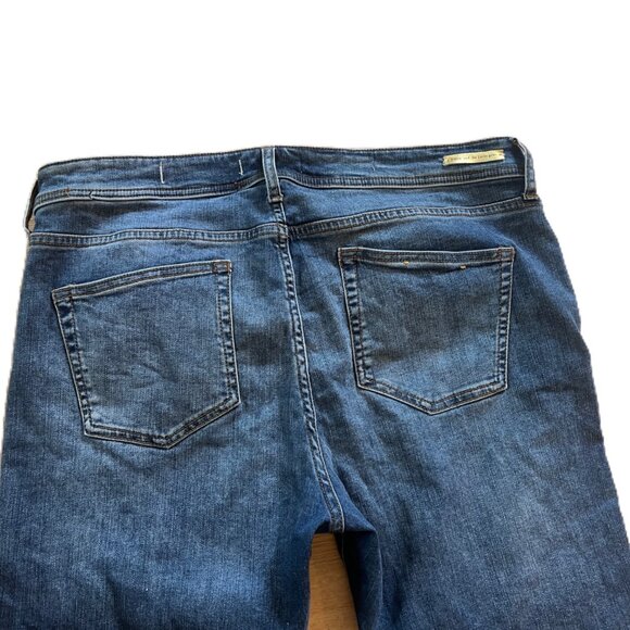 Pilcro & the Letterpress Slim Straight 32 jeans Sequins Embroidery Boho Distress - Picture 7 of 13